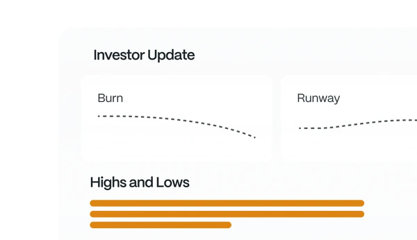 Raise capital from investors